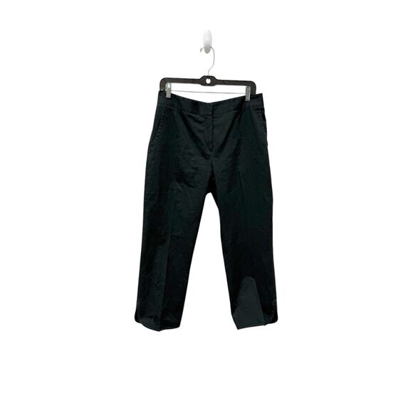 Zanella Loro‎ Piana Cotton Pants Black Women’s Size 10 Made in Italy - Picture 1 of 11